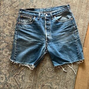 Vintage Levi shorts - perfectly distressed, great wash